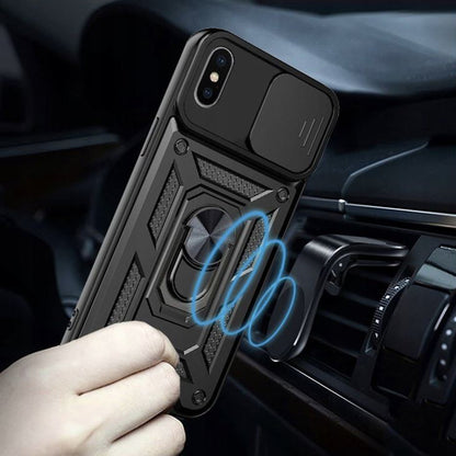 Husa pentru Apple iPhone XS Max, Techsuit, CamShield, Neagra