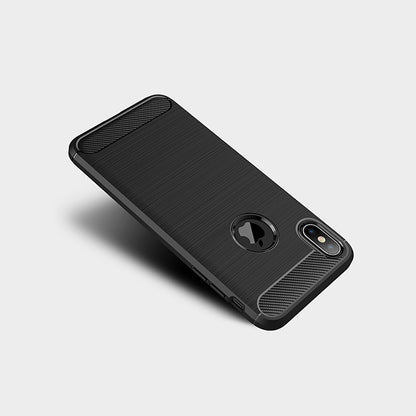 Husa pentru Apple iPhone XS Max, Techsuit, Carbon, Neagra