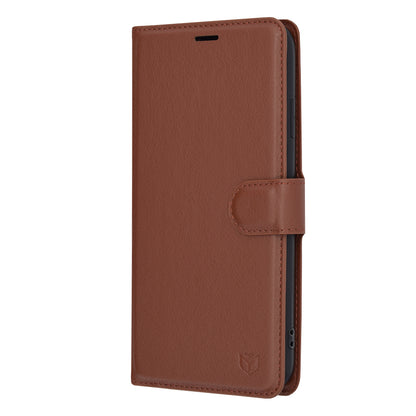 Husa pentru Apple iPhone XS Max, Techsuit, Leather Folio, Maro