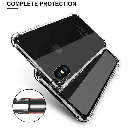 Husa pentru Apple iPhone XS Max, Techsuit, Shockproof Clear, Transparenta