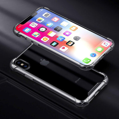 Husa pentru Apple iPhone XS Max, Techsuit, Shockproof Clear, Transparenta