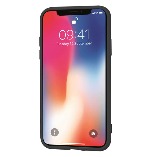 Husa pentru Apple iPhone XS / X, Techsuit, SoftFlex, Neagra