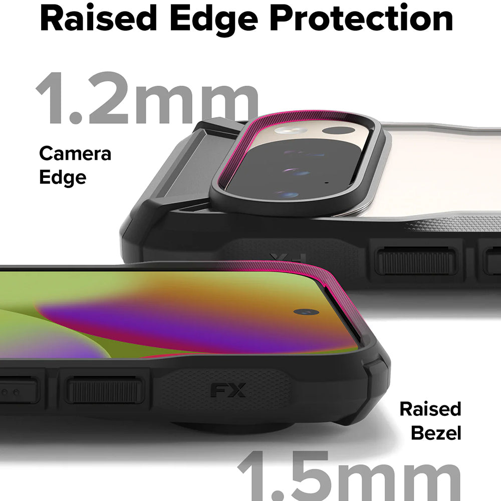 Husa pentru Google Pixel 10 Pro / 10, Ringke, Fusion X, Neagra
