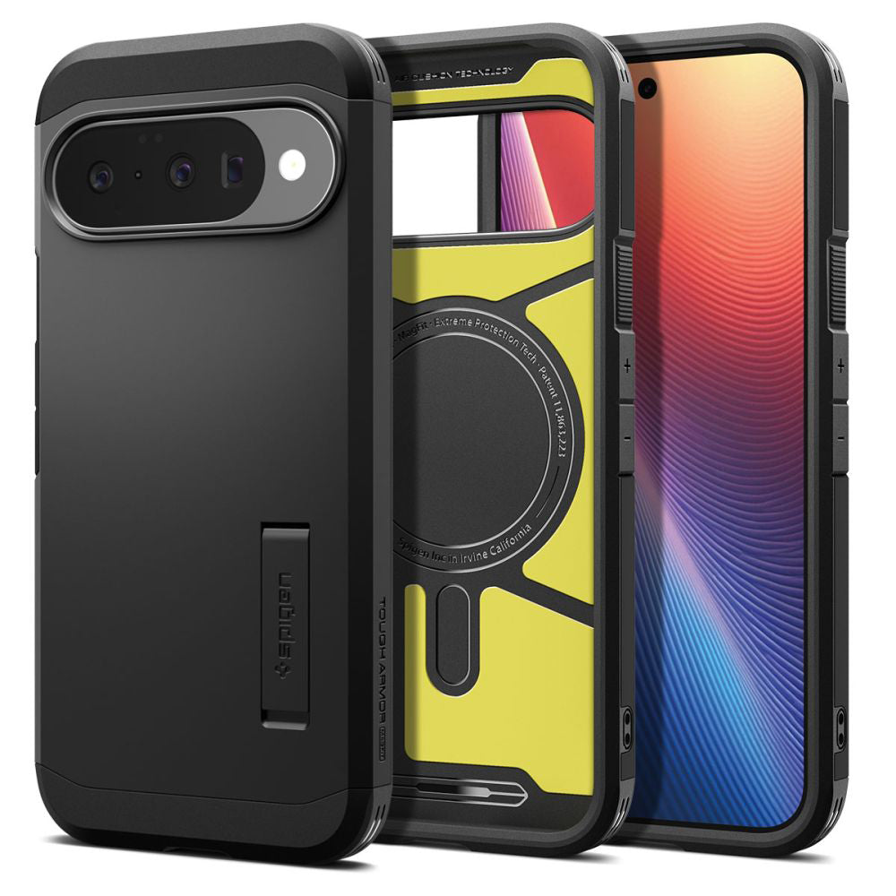 Husa pentru Google Pixel 10 Pro / 10, Spigen, Tough Armor, Neagra
