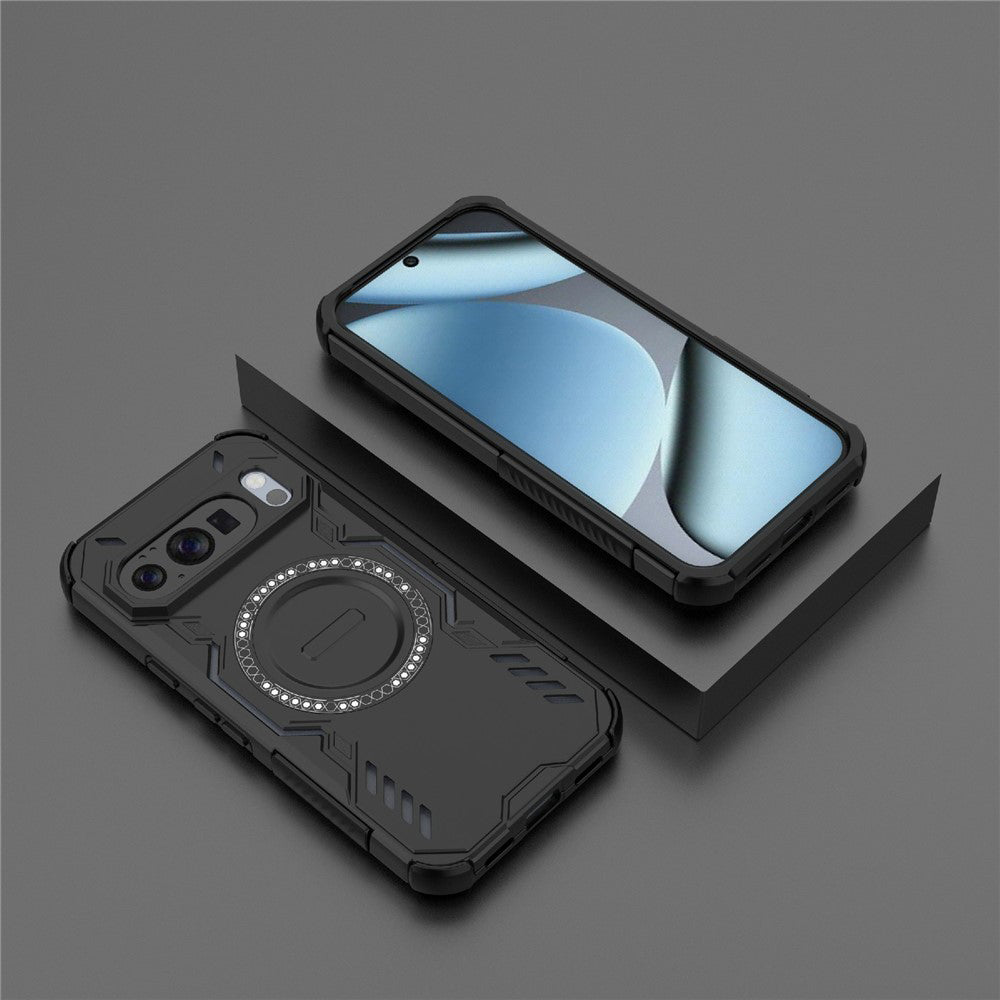 Husa MagSafe pentru Google Pixel 10 Pro / 10, Techsuit, ArmorMag, Neagra