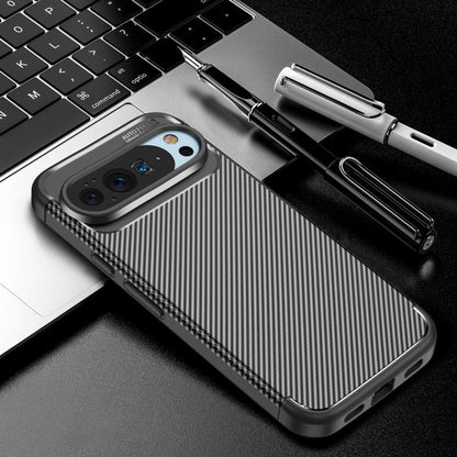 Husa pentru Google Pixel 10 Pro / 10, Techsuit, CarbonFiber, Neagra