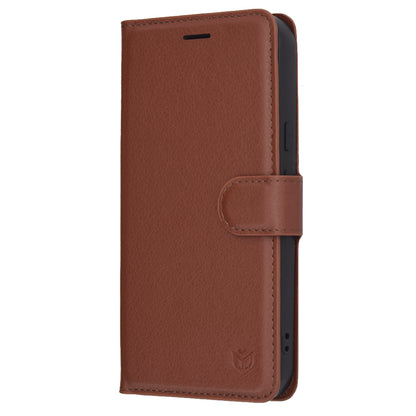 Husa pentru Google Pixel 10 Pro / 10, Techsuit, Leather Folio, Maro