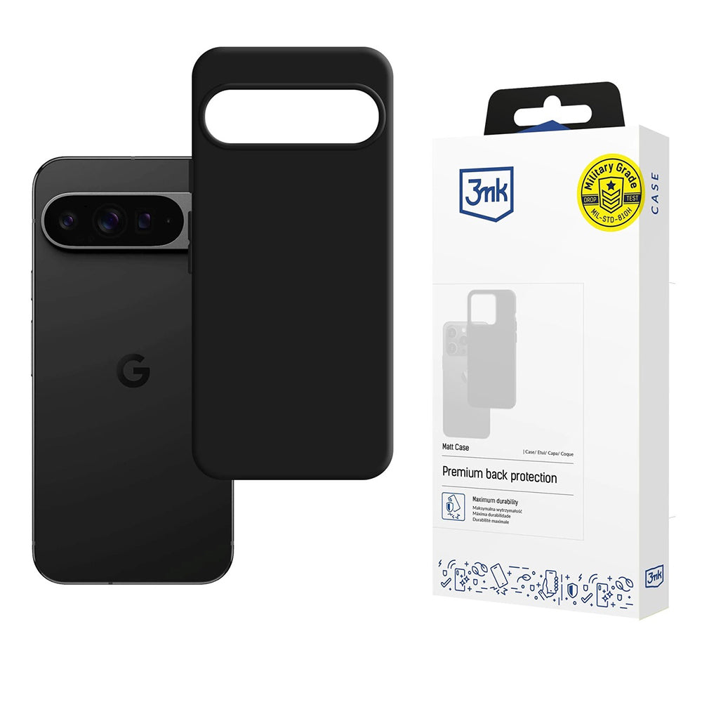 Husa pentru Google Pixel 10 Pro XL, 3MK, Neagra Mata