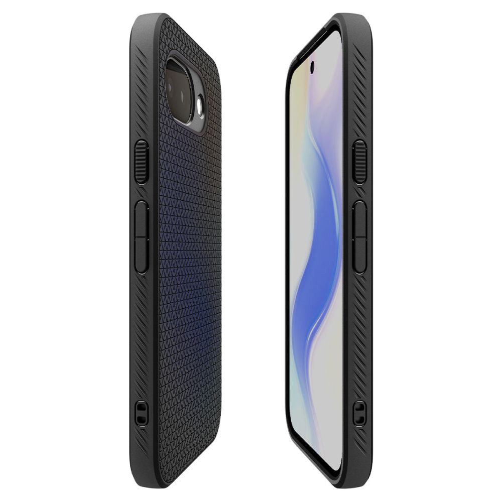 Husa pentru Google Pixel 10a, Spigen, Liquid Air, Neagra Mata ACS11285