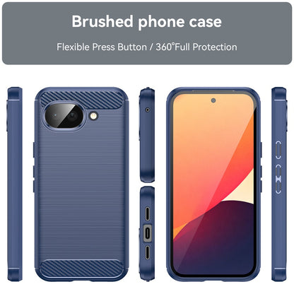Husa pentru Google Pixel 10a, Techsuit, Carbon, Albastra