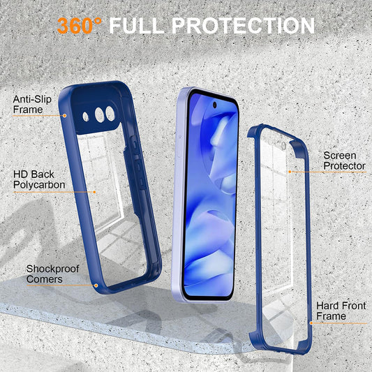 Husa pentru Google Pixel 10a, Techsuit, ColorVerse 360, Albastra