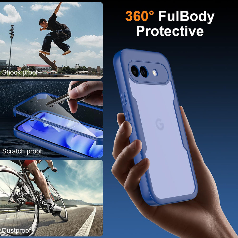 Husa pentru Google Pixel 10a, Techsuit, ColorVerse 360, Albastra