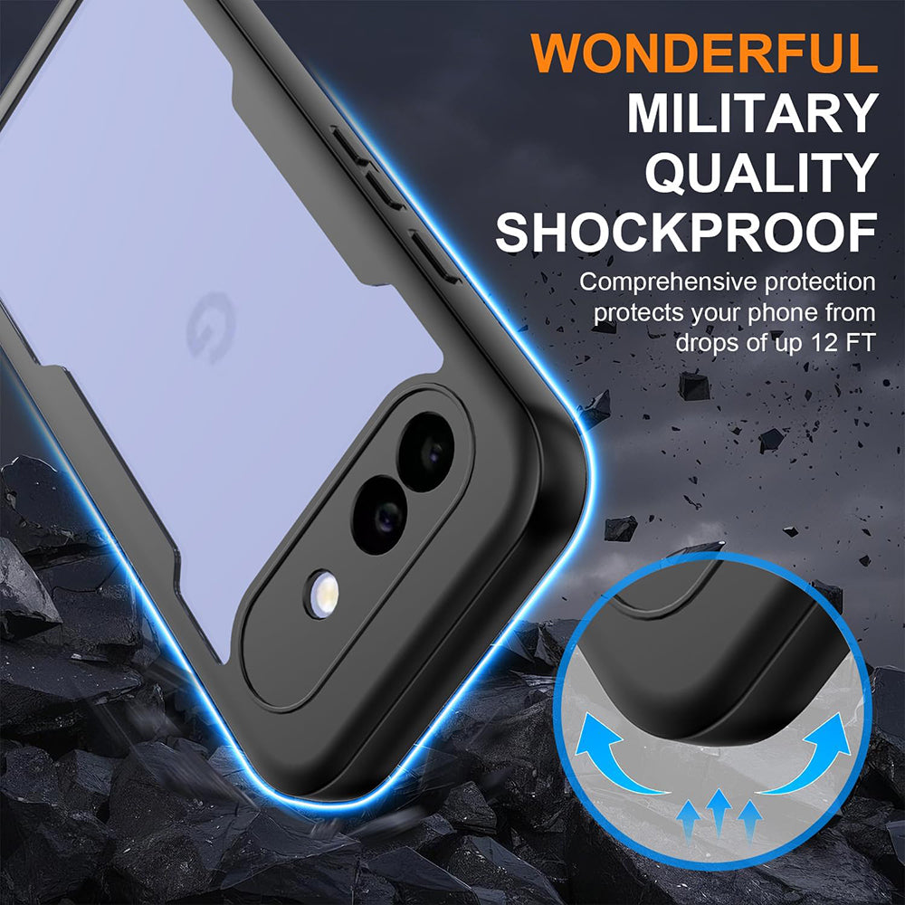 Husa pentru Google Pixel 10a, Techsuit, ColorVerse 360, Neagra