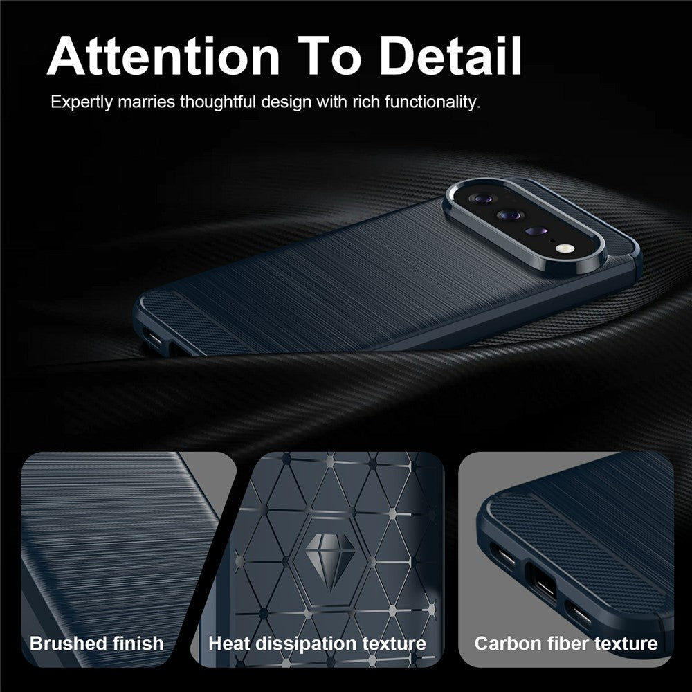 Husa pentru Google Pixel 11 Pro / 11, Techsuit, Carbon, Albastra