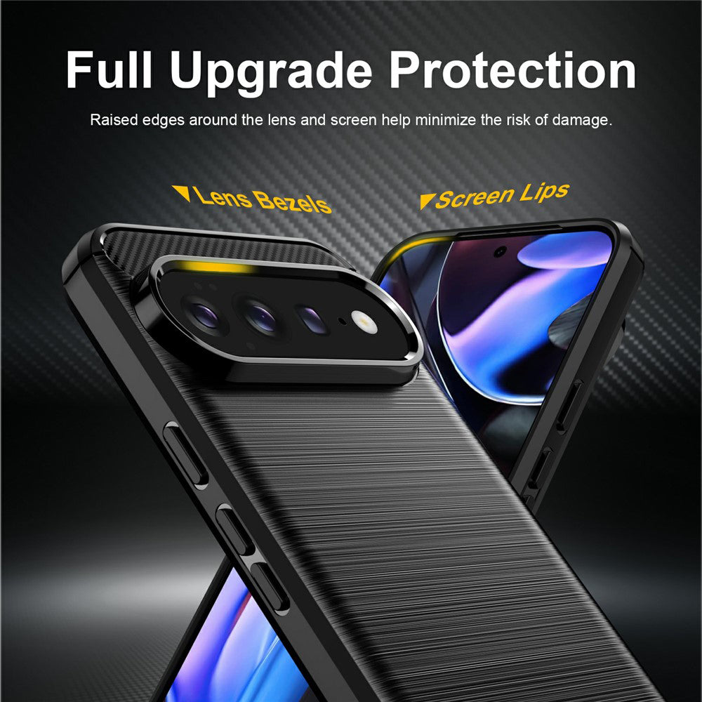 Husa pentru Google Pixel 11 Pro / 11, Techsuit, Carbon, Neagra