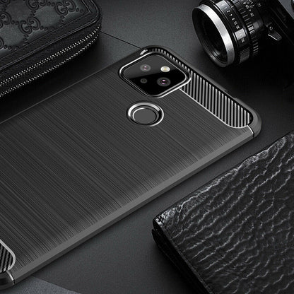 Husa pentru Google Pixel 4a 5G, Techsuit, Carbon, Neagra