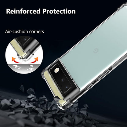 Husa pentru Google Pixel 6 Pro, Techsuit, Shockproof Clear, Transparenta