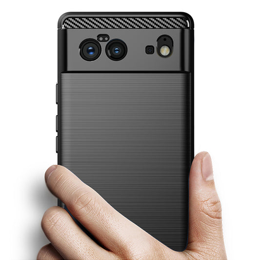 Husa pentru Google Pixel 6, Techsuit, Carbon, Neagra
