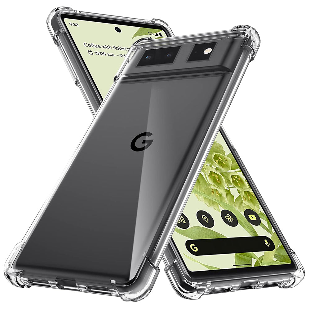 Husa pentru Google Pixel 6, Techsuit, Shockproof Clear, Transparenta