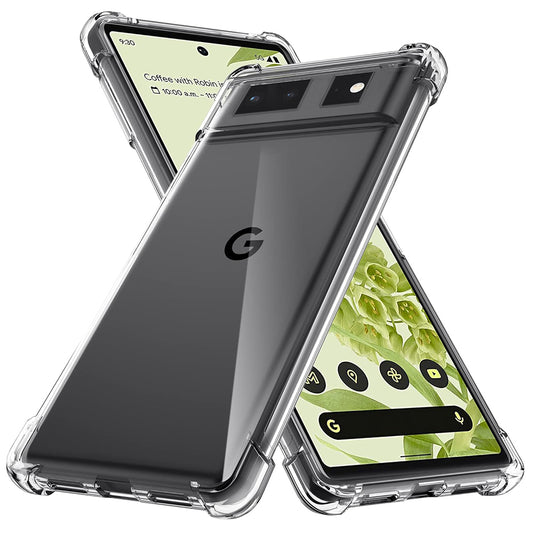 Husa pentru Google Pixel 6, Techsuit, Shockproof Clear, Transparenta