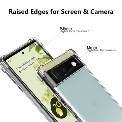 Husa pentru Google Pixel 6, Techsuit, Shockproof Clear, Transparenta