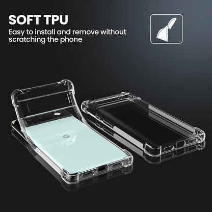 Husa pentru Google Pixel 6, Techsuit, Shockproof Clear, Transparenta