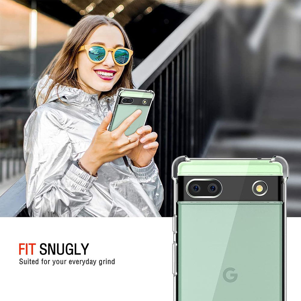 Husa pentru Google Pixel 6a, Techsuit, Shockproof Clear, Transparenta
