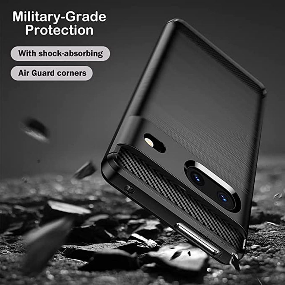 Husa pentru Google Pixel 7, Techsuit, Carbon, Neagra