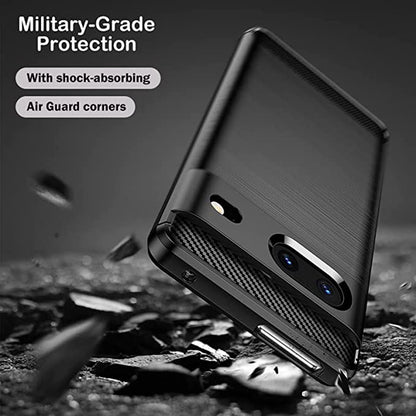 Husa pentru Google Pixel 7, Techsuit, Carbon, Neagra