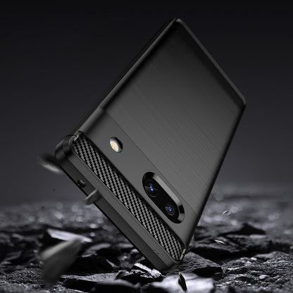 Husa pentru Google Pixel 7a, Techsuit, Carbon, Neagra