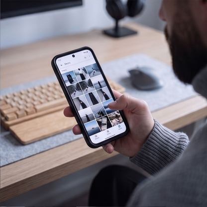Husa pentru Google Pixel 11 Pro XL / 10 Pro XL / 9 Pro XL, Tech-Protect, Magmat, Neagra Mata