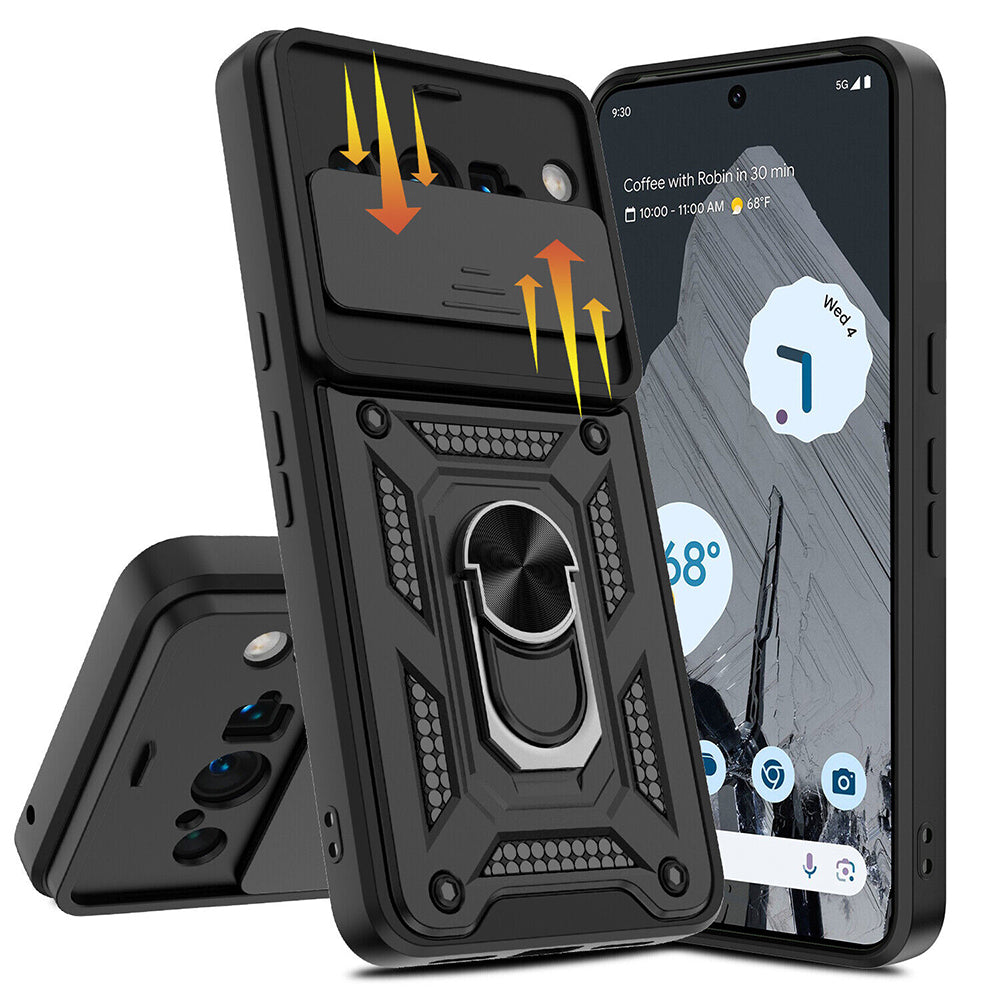 Husa pentru Google Pixel 8 Pro, Techsuit, CamShield, Neagra