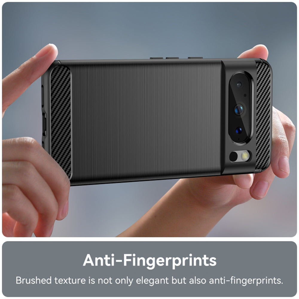 Husa pentru Google Pixel 8 Pro, Techsuit, Carbon, Neagra