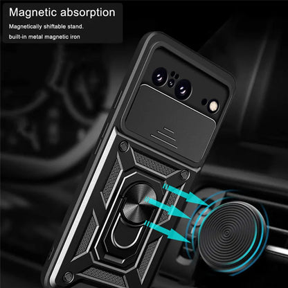 Husa pentru Google Pixel 8, Techsuit, CamShield, Neagra