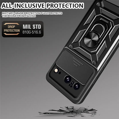 Husa pentru Google Pixel 8, Techsuit, CamShield, Neagra