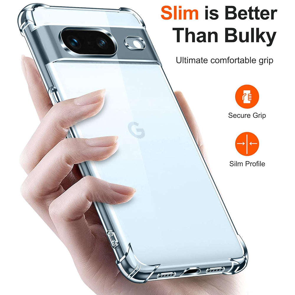 Husa pentru Google Pixel 8a, Techsuit, Shockproof Clear, Transparenta