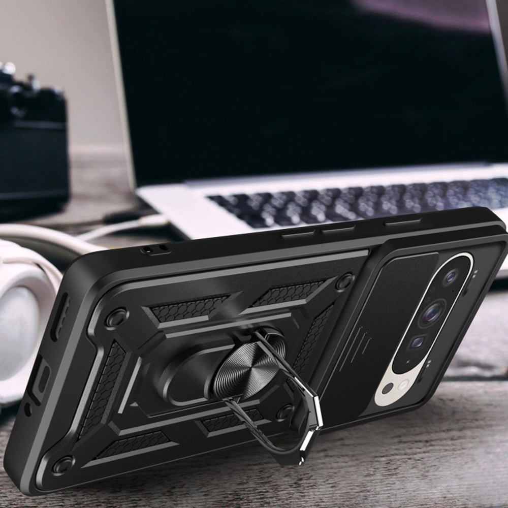 Husa pentru Google Pixel 9 / 9 Pro, Techsuit, CamShield, Roz