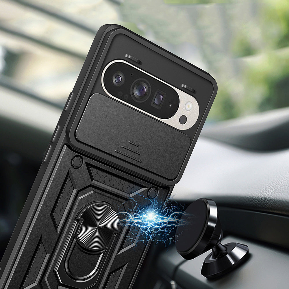 Husa pentru Google Pixel 9 / 9 Pro, Techsuit, CamShield, Roz