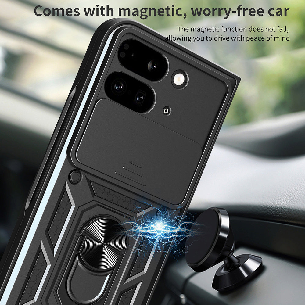 Husa pentru Google Pixel 9 Pro Fold, Techsuit, CamShield, Roz