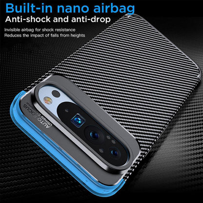 Husa pentru Google Pixel 9 Pro, Techsuit, CarbonFiber, Neagra