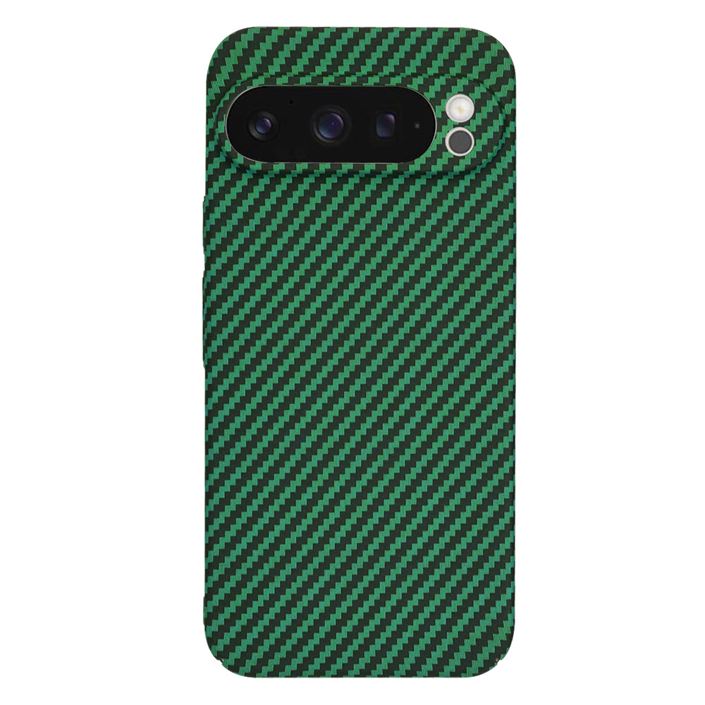 Husa pentru Google Pixel 9 Pro, Techsuit, Carbonite FiberShell, Verde