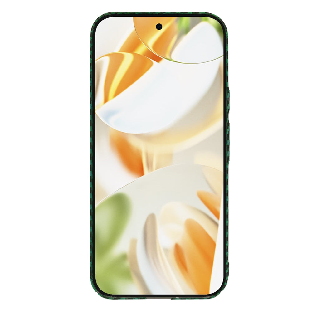 Husa pentru Google Pixel 9 Pro, Techsuit, Carbonite FiberShell, Verde
