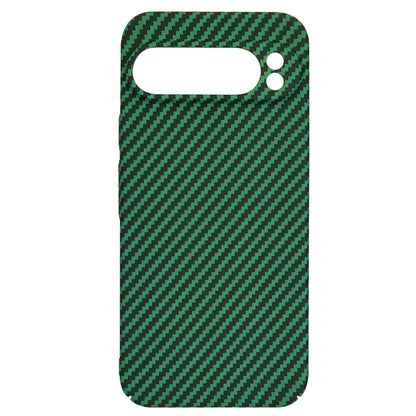 Husa pentru Google Pixel 9 Pro, Techsuit, Carbonite FiberShell, Verde