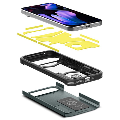 Husa pentru Google Pixel 9 Pro XL, Spigen, Tough Armor, Verde