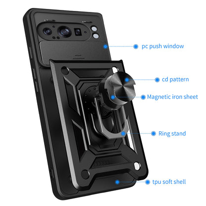 Husa pentru Google Pixel 9 Pro XL, Techsuit, CamShield, Neagra
