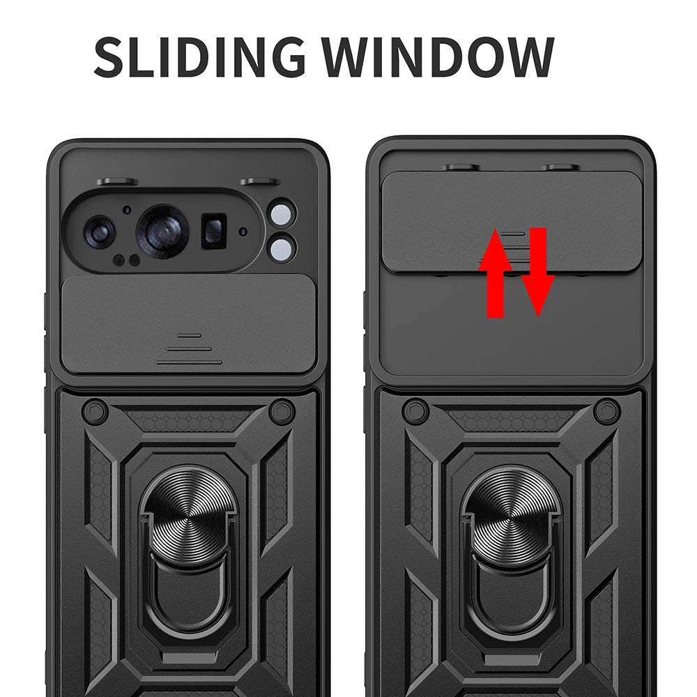 Husa pentru Google Pixel 9 Pro XL, Techsuit, CamShield, Neagra