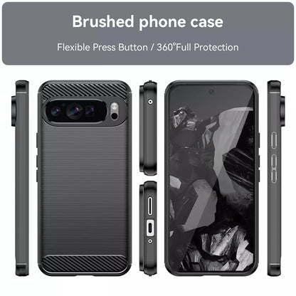 Husa pentru Google Pixel 9 Pro XL, Techsuit, Carbon, Albastra