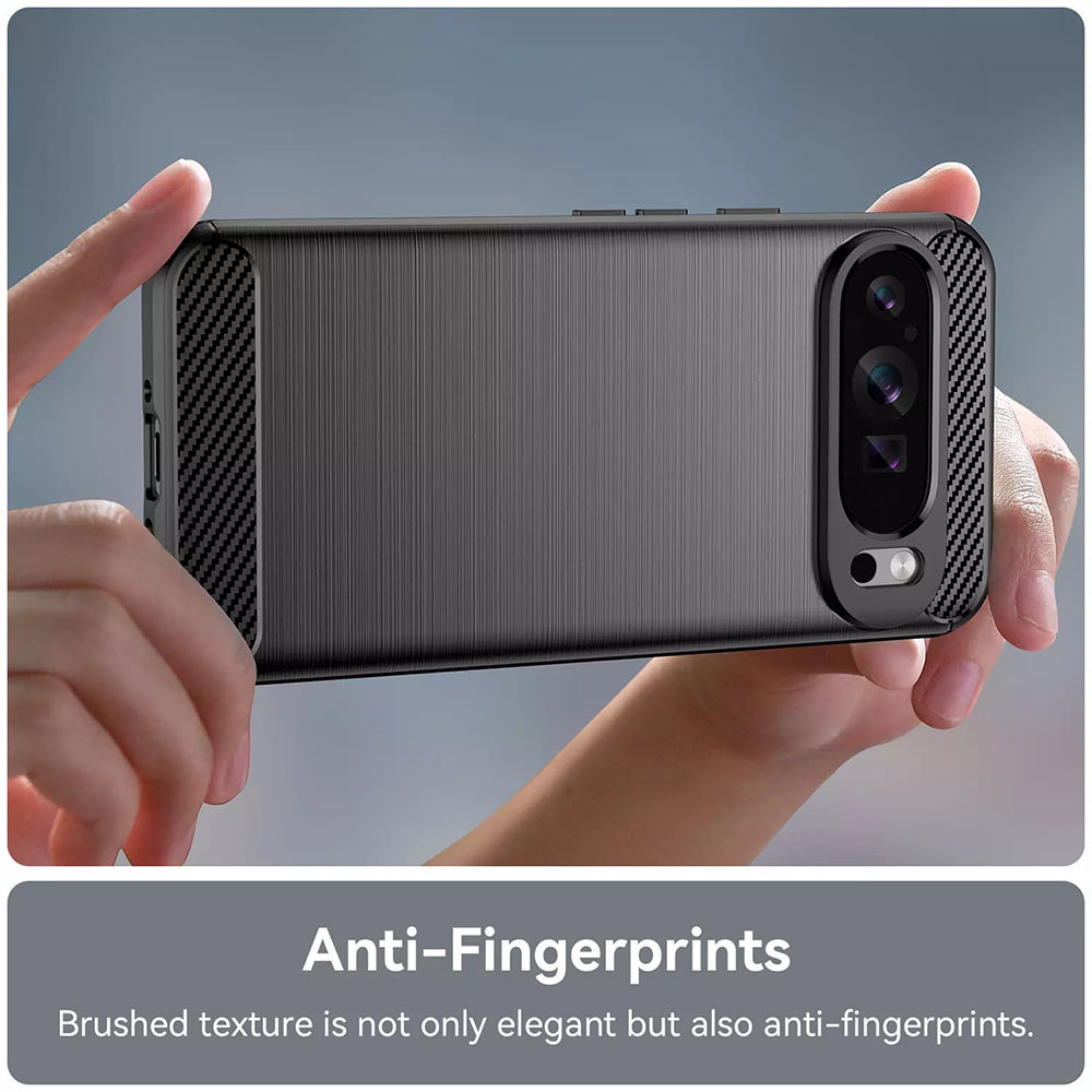 Husa pentru Google Pixel 9 Pro XL, Techsuit, Carbon, Albastra