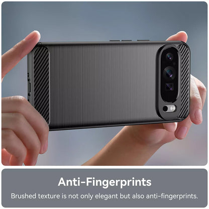 Husa pentru Google Pixel 9 Pro XL, Techsuit, Carbon, Albastra