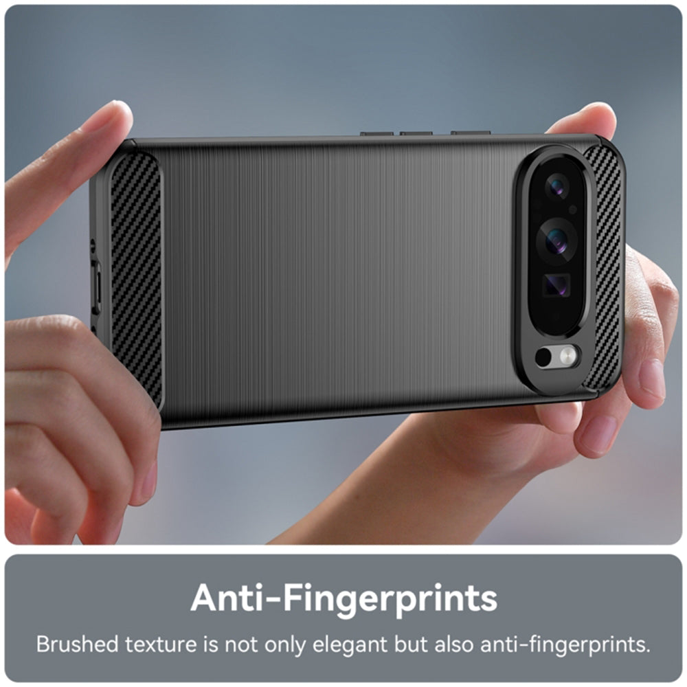 Husa pentru Google Pixel 9 Pro XL, Techsuit, Carbon, Neagra